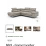 Natuzzi Leather Corner Sofa Image 7