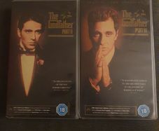 The Godfather/Part 11 (1974) and Part 111 (1981) VHS .. A Chilling Story of the Way Power Corrupts