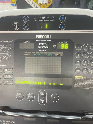 precor cross trainer 576i