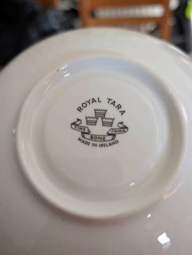 Rare 21pc Royal Tara "Birds and Fruit" Tea Set - Fine Bone China, Made in Galway