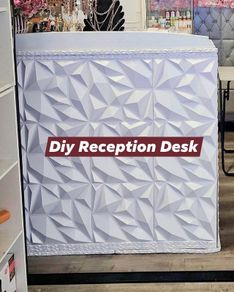 DIY Baeuty Reception Desk