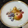 Gold Rimmed Pear, Apple and Berry Vintage Plate Image 4