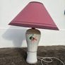 Louis Mulcahy Large Pottery Table Lamp with Pink Shade 66cm Image 2