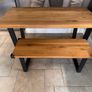 CALIA Oak Small Rectangle Dining Table Image 2