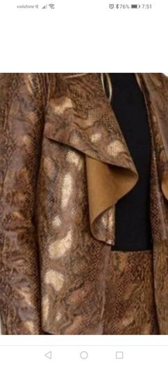 Zara python/snakeskin blazer & skort co-ordinate bnwt
