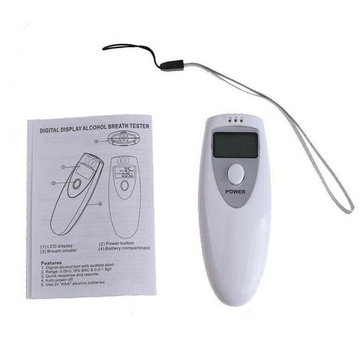 NEW Alcohol Tester Mini LCD Digital Display Alcohol Breath Analyzer Breathalyzer
