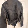 Bershka Cropped Faux Leather Biker Blazer Jacket in Black Image 7