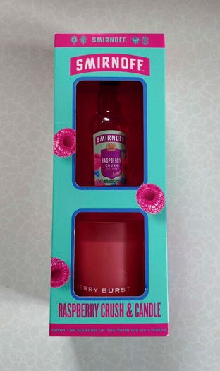Smirnoff Raspberry Crush & Candle (new).