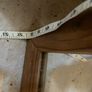free standing full length pine mirror Image 5