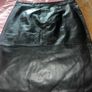 Beautiful mint velvet leather midi skirt Image 2