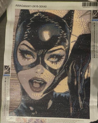 Gem art of Catwoman