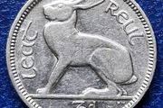 Ireland 1940 Three 3d Pence coin