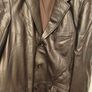 Hugo Boss mens leather jacket Image 3