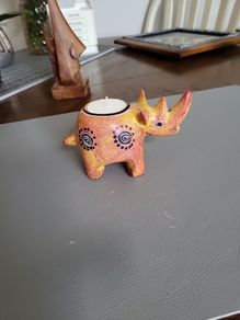 Tealight hippo