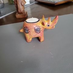 Tealight hippo