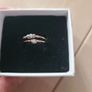 Ring,Triple Raw Blue Diamond Ring, Rose Gold Ring Image 2