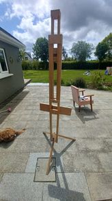 large wooden easel