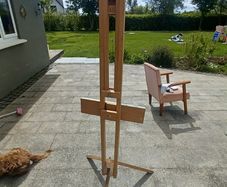 large wooden easel