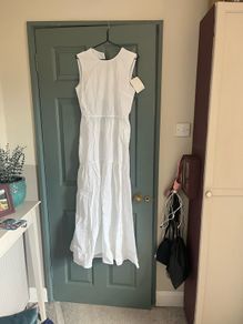 cos white dress