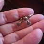 Tiny Vintage Drop Earrings Image 5