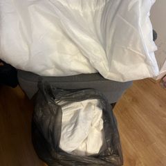 double duvet + bedding