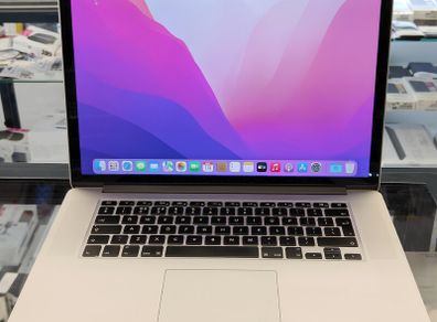 Apple MacBook Pro A1398 Retina 15.4" Mid 2015 256GB SSD 16GB Ram 2.50 GHz Core i7 macOS Monterey (Battery Cycle: 1276)