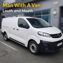 Man with a medium van