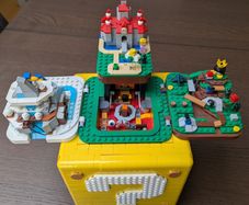 Super Mario 64 Question Mark Block Lego Set - Complete with instructions
