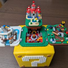 Super Mario 64 Question Mark Block Lego Set - Complete with instructions