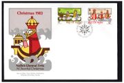 1983 Isle of Man Christmas Commemorative Stamps First Day Cover (FDC)