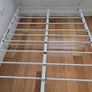 Free double bed metal frame white. Image 3