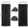 12 x Trapezoidal Sheet 7 m, 110 x 45 cm, Metal Galvanised Rust Resistant Weatherproof Profile Sheet Roof Sheet Corrugated Sheet Roof Panels Tool Shed Carport (BLACK-12 Pieces) Image 2