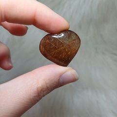 copper rutile heart quartz