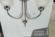 Light fitting 3 Satin Nickel Woodies Home