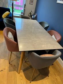 Grey kitchen table