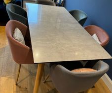 Grey kitchen table