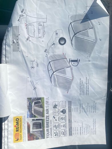 Large camper van Awning