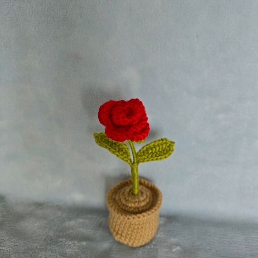 Handmade mini Flower Rose Pot
