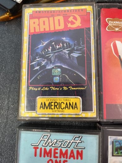 Vintage Amstrad CPC 464 Cassette Game Job Lot (8 Tapes - Bundle)