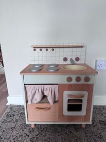 Zara wooden toy kitchen