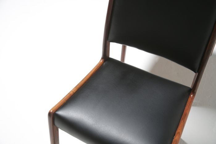 Vintage Danish Rosewood Dining Chairs by Johannes Andersen for Mogens Kold
