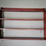 Large wooden wall mounted bookshelf Image 2