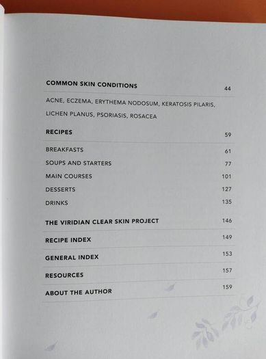 The Clear Skin Cookbook