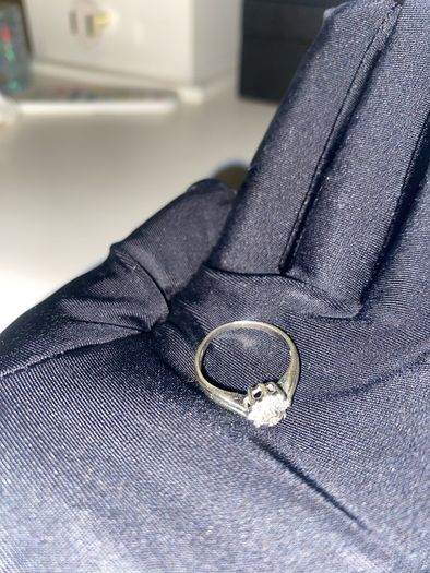 Diamond Ring Authentic with Receipt Good Condition