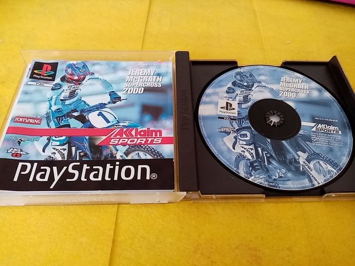 Jeremy McGrath Supercross Super cross PlayStation 1 Ps1 Games PlayStation 2 Ps2 Games Original