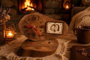 Handcrafted Personalised Wooden Clock  Unique Memory Gift