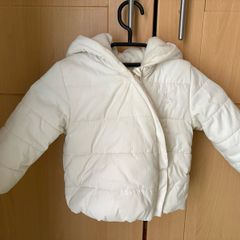 Padded jacket with hood - White