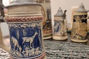 German beer steins