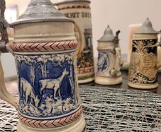 German beer steins