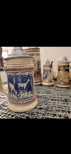 German beer steins